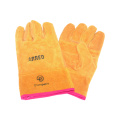 Cow Split Welding Glove Palched Palm Work Glove